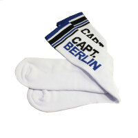 Capt. Berlin Crew Cut Socks White Black Blue