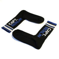 Capt. Berlin Crew Cut Socks Black White Blue