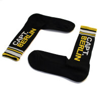 Capt. Berlin Crew Cut Socks Black White Yellow