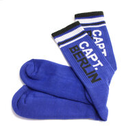 Capt. Berlin Crew Cut Socks Blue White Black